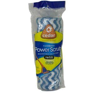 O-Cedar PowerScrub Microfiber Roller Mop Refill | Triple-Action Cleaning Head